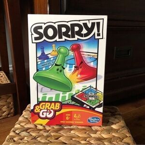 Hasbro Grab & Go Sorry Travel Game